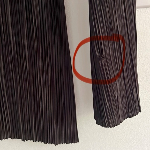 Tojhà Chante Tunic Pleated Black Mini Dress Long Sleeve - Picture 14 of 16